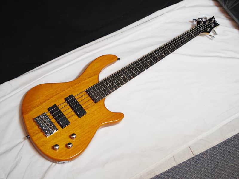 Dean Edge 1 5-String Bass Trans Amber image 1