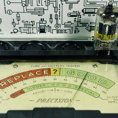 Sylvania 5963 (12AT7) Preamp Tube 1960s USA - Tested image 3