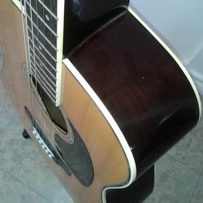 Rare ARIA W-20D Vintage MiJ Japan Acoustic Dreadnought Guitar image 5