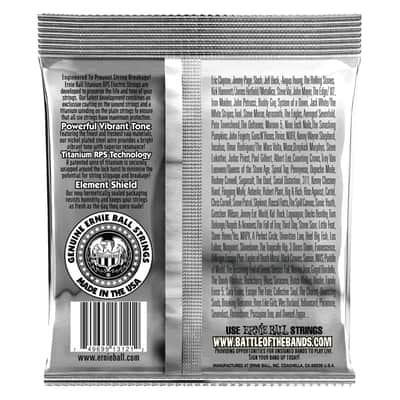 Ernie Ball - Slinky 3121 - Electric Guitar String Set - Titanium Coated - 10-46 (3121) image 2