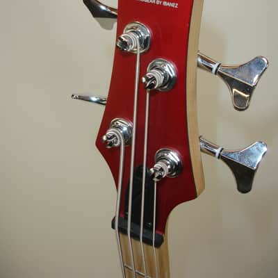 Ibanez Mezzo SRMD200 4-String Bass Guitar, Candy Apple Matte image 10