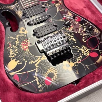 Ibanez JEM77-FP2 Steve Vai Signature 2010 - 2018 - Black Floral Pattern 2 image 3