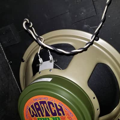 Mojotone Custom 2x12 vertical (internal slant) cabinet, celestion greenback speakers, Marshall style image 9