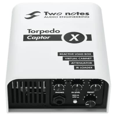 Two Notes Captor X 8 ohm Reactive Load Direct DI Box Speaker Simulator Cab Sim & Attenuator image 3