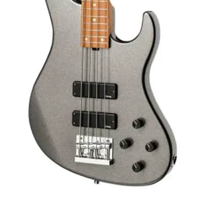 Sadowsky MetroExpress 24-Fret Modern Bass, Roasted Maple Fingerboard, 4-String - Solid Silver Metallic High Polish image 4