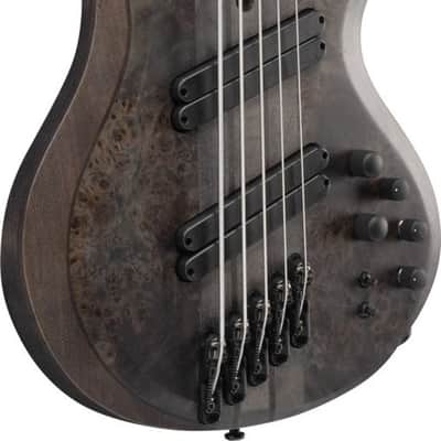 Ibanez BTB805MS-TGF Bass Workshop BTB Electric Bass 5-String Multi Scale - Transparent Gray Flat + Case image 12