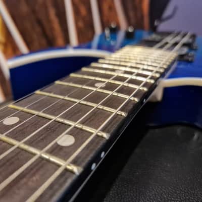 Ibanez GRG120QASP-BGD GiO E-Guitar, Blue Gradation image 5