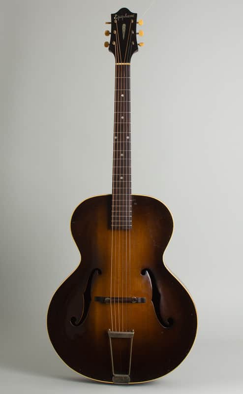 Epiphone  Zenith Arch Top Acoustic Guitar (1939), ser. #13787, Period brown hard shell case. image 1
