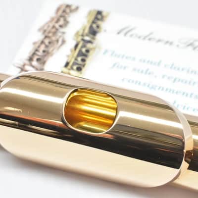 Pearl Maesta Handmade Sterling Flute w/ Gold Plating Throughout Inline w/ C# Trill Split E & B Foot from 1994 *Beautiful!* image 3