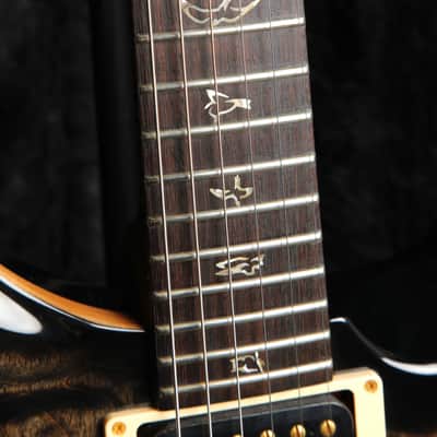PRS Custom 24 10-Top Wood Library Rosewood Neck Charcoal Burst 2010 Pre-Owned image 5
