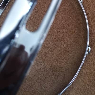 Ludwig 14" snare pair - top and Bottom - 1960's 1970's Chrome image 6