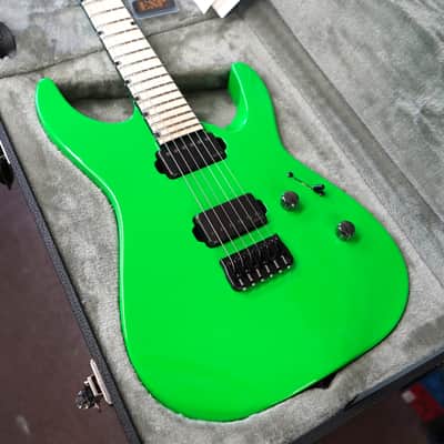 ESP CUSTOM SHOP M-II CTM/M Neon Green 6-String Electric Guitar w/ Hard Case (2025) image 6