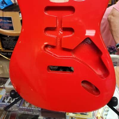 WD Premium Finished Replacement Body Fiesta Red #2 Fender Stratocaster image 1