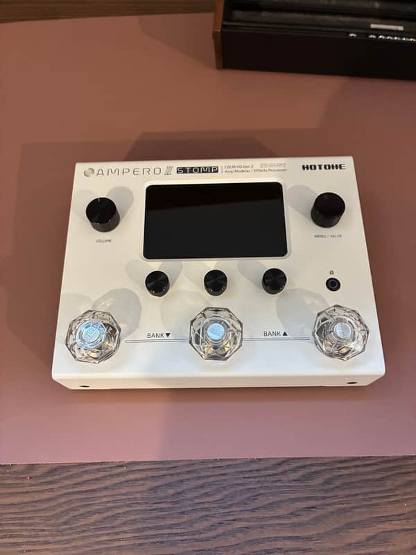 Hotone MP-300 Ampero II Stomp Amp Modeler / Effects Processor 2021 - Present - White image 1