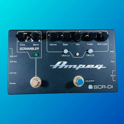 Ampeg SCR‑DI Bass DI Preamp with Scrambler Overdrive Pedal | Reverb
