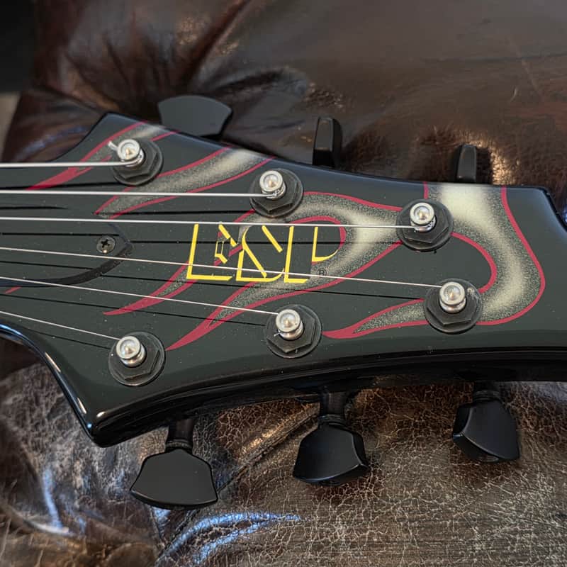 2004 ESP George Lynch Flame Baritone Black