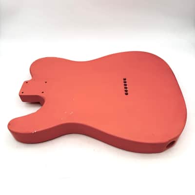 MJT Telecaster Body Alder Relic Nitro Faded Fiesta Light mjt6713 image 6