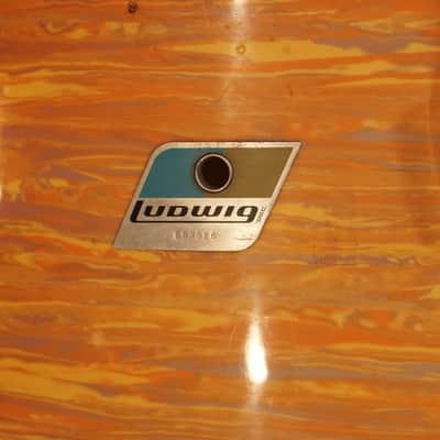 Ludwig 13/16/22/5x14" Super Classic Drum Set - 1970s Mod Orange image 8