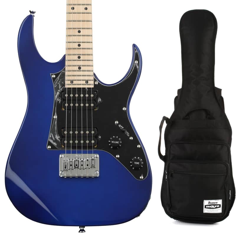 Ibanez miKro GRGM21M Electric Guitar and Gig Bag - Jewel Blue image 1