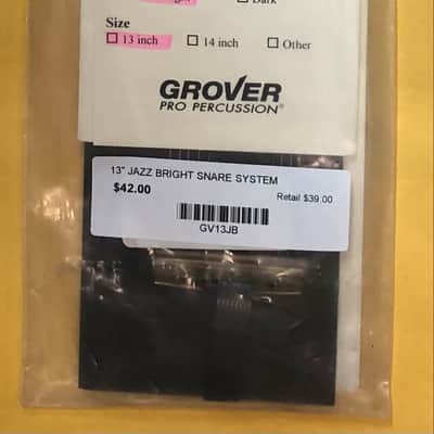 Grover 13JB Pro Non-Spiral Snare Wires 13" Jazz Bright image 1