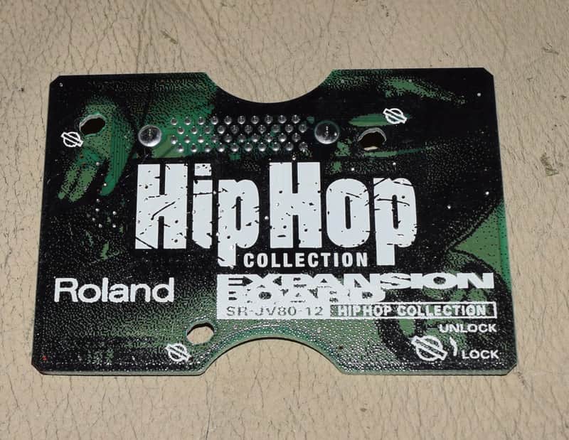 Roland SR-JV80-12 Hip Hop Expansion Board 1990s - Green image 1