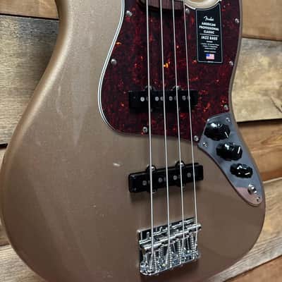 Fender American Pro Classic J-Bass RW Faded Firemist Gold w/bag image 1