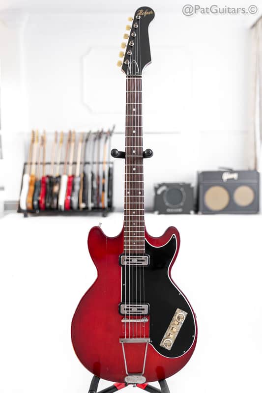 1960 Hofner Colorama II in Cherry Red - Very Good