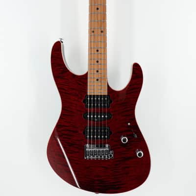 Suhr Modern Plus HSH Electric Guitar - Chili Pepper Red w/Roasted Maple Fingerboard image 7