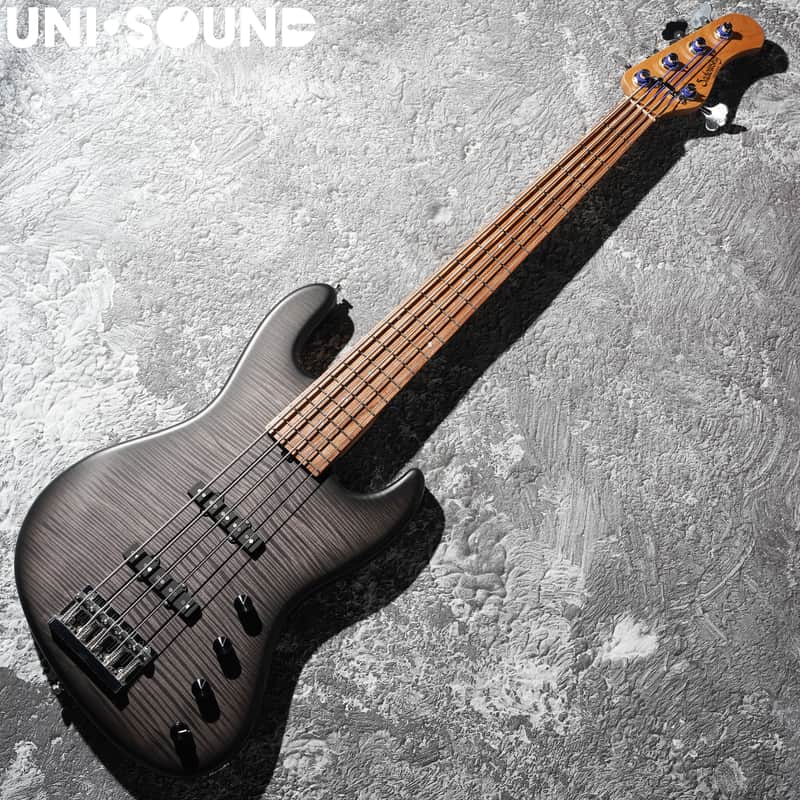 Sadowsky MetroLine Deluxe Standard J5 2024 - Black Burst Transparent Satin image 1