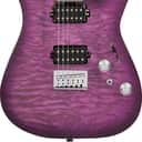 Charvel Pro-Mod Plus DK24 HH HT EB QM, Ebony Fingerboard, Violet Radiance