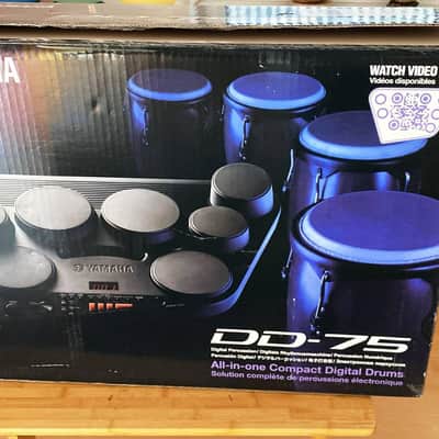 Yamaha DD75AD 8-Touch Sensitive Pad Digital Drum Machine Good Condition image 5