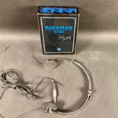 SR&D Rockman X100 by Tom Sholz Headphone Amp w/ Original Headphones image 5