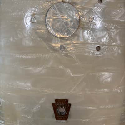 Ludwig 20” Classic Bass Drum Shell 1965 - White Marine Pearl image 8