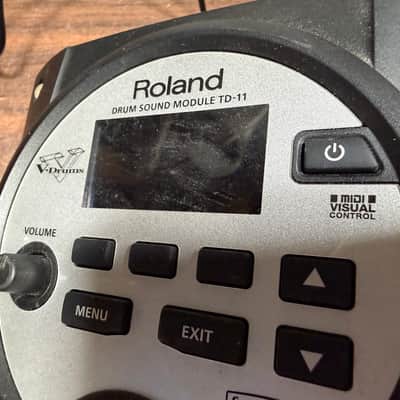 Roland TD-11 V-Drum Module w/Mount, Clamp, VEX, Wiring Harness, & Power -A1C9851 image 7