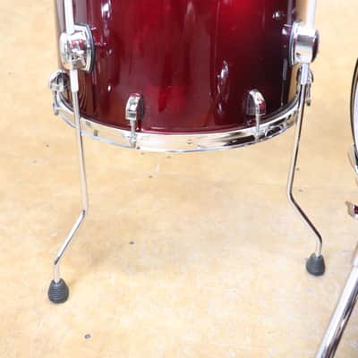 Rogers 5pc Drum Set Red Wrap Finish 1990's image 6