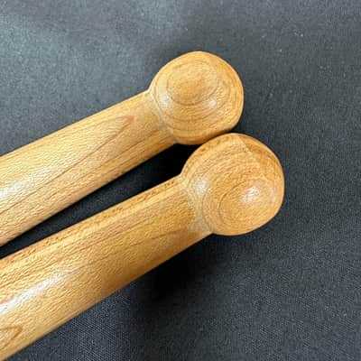 VINTAGE Ludwig PLS Marching Snare Drum Sticks, 1970s Blue Ink Label -EXCELLENT image 6
