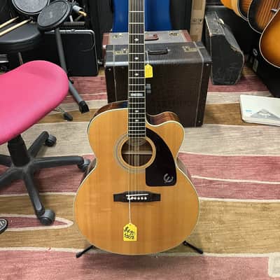 Used Epiphone SJ 18SCE Acoustic Guitar with case! image 2