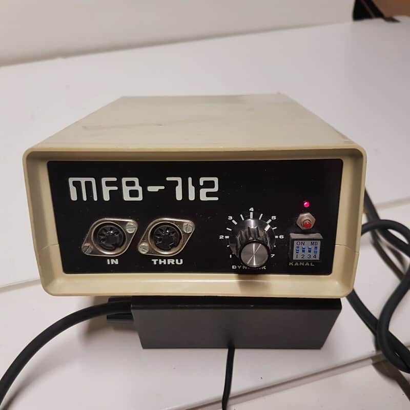 80's MFB 712 DRUM MACHINE MIDI - MANFRED FRICKE BERLIN image 1