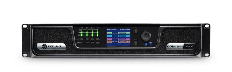 Crown Audio CDi 4|300 Analog Input Drivecore Series Amplifier image 1