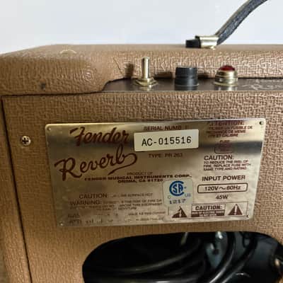 Fender Reissue ‘63 Reverb tank tube head image 4