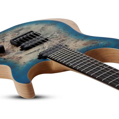 Schecter Reaper-6 Satin Sky Burst SSKYB Electric Guitar + Hardshell Case Reaper 6 image 6