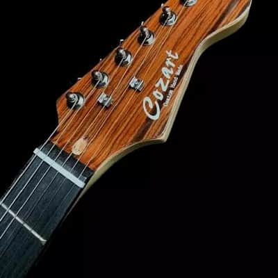 NEW 6 STRING ST COZART SANTOS ROSEWOOD TOP ELECTRIC GUITAR image 4
