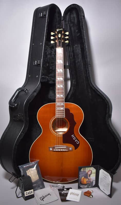 2025 Gibson Custom Rosanne Cash J-185 Cherry Sunburst w/OHSC image 1