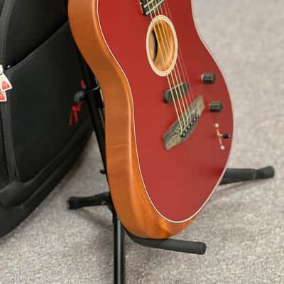2023 Fender American Acoustasonic Telecaster - Crimson Red image 6