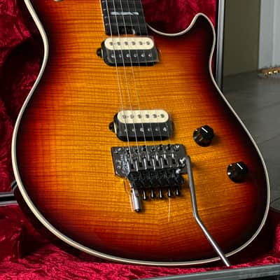 2020 EVH Wolfgang USA 5A Flametop Block Inlays Ebony Fretboard image 19