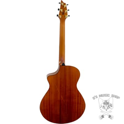 Breedlove Oregon Concert Bourbon CE Myrtlewood-Myrtlewood w/Case image 4