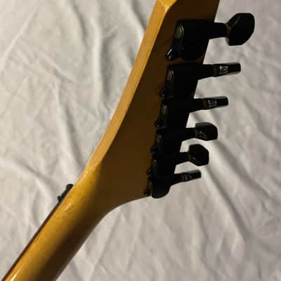 Arbor G-410 Electric Guitar SSS Strat Style Floyd 1980s - Washed Out Red / Blue image 19