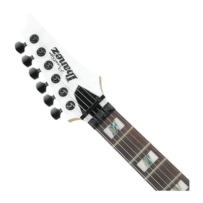 Used Ibanez RG653DX RG Prestige Electric Guitar w/Case - White Flat image 4