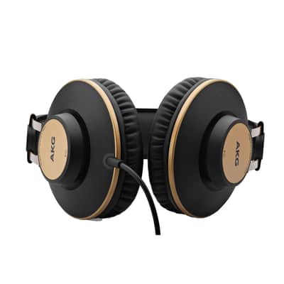 AKG K92 Closed-Back Over-Ear Studio Headphones Black/Gold image 4