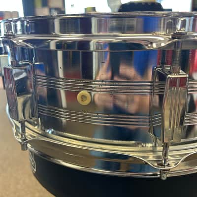 Tama Swingstar 5x14" 8-Lug Steel Snare Drum 1982 Chrome image 2